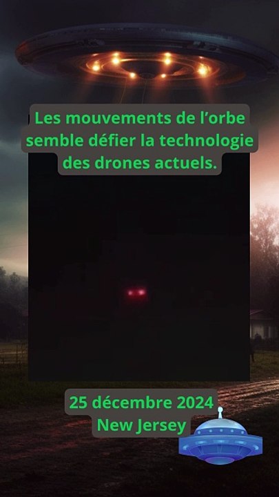 Un orbe et un drone dansent dans le ciel du New Jersey #ovni #ufo #paranormal #mystery