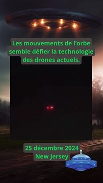 Un orbe et un drone dansent dans le ciel du New Jersey #ovni #ufo #paranormal #mystery