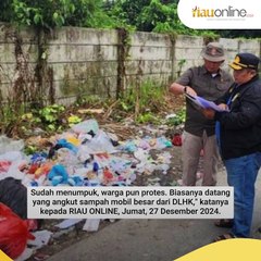 Banyak Sampah Menumpuk di Pekanbaru, Pembongkaran Sampah di TPA Lambat
