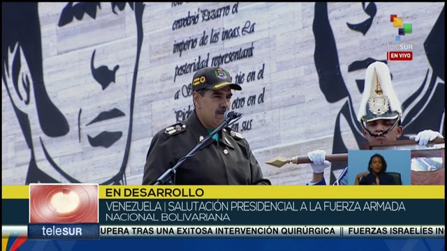 Pdte. Maduro dirige salutación a la Fuerza Armada Nacional Bolivariana