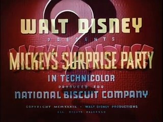 Mickey Mouse - A Festa Surpresa de Mickey (1939)