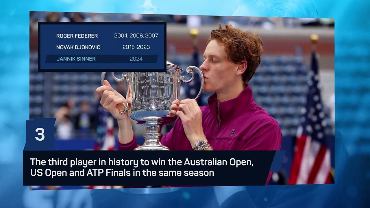 Best of 2024: Jannik Sinner's stunning 2024 season