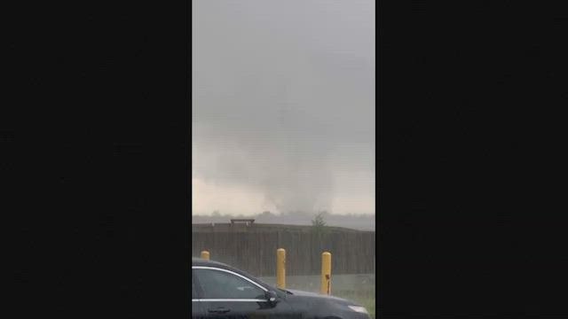 Texas resident captures video of rare December tornado: “This is bananas!”