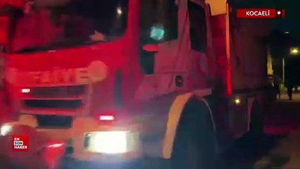 Kocaeli'de doğalgaz patlaması: Bazı binalar tahliye edildi