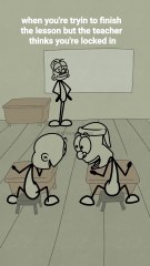 Was  just trying to get to break time break time😅 #shorts #animation #funnyvideo