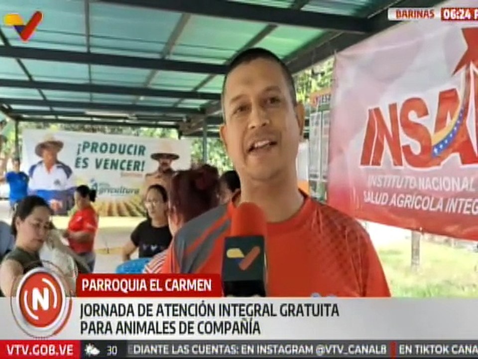 Más de 300 animales son favorecidos con jornada de atención veterinaria en el estado Barinas