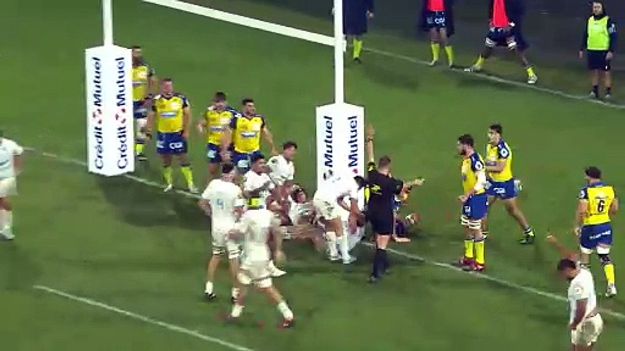 TOP 14 - Essai de Cobus REINACH (MHR) - ASM Clermont - Montpellier Hérault Rugby