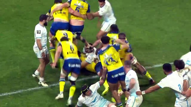 TOP 14 - Essai de Etienne FOURCADE 2 (ASM) - ASM Clermont - Montpellier Hérault Rugby