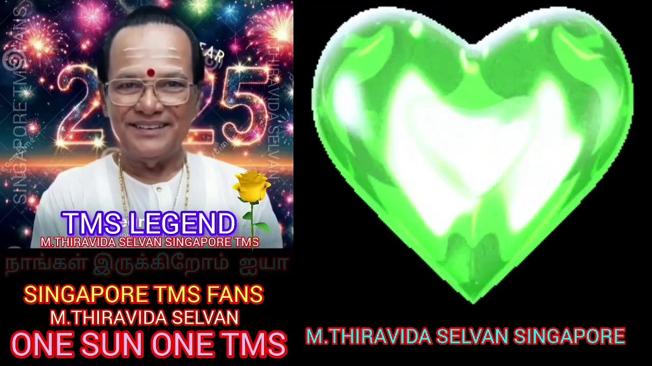 நாங்கள் இருக்கிறோம் டிஎம்எஸ் ஐயா தங்கள் புகழை பரப்புவதற்கு M.THIRAVIDA SELVAN SINGAPORE TMS FANS
