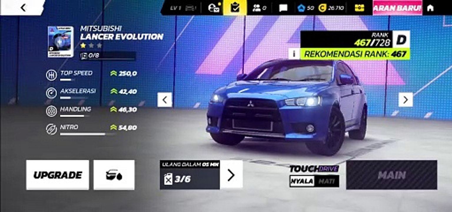 Asphalt 9 Legends - Mitsubishi Lancer Evolution