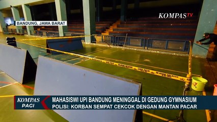 Rekaman CCTV Mahasiswi UPI Bandung Meninggal Usai Jatuh dari Lantai Dua Gedung Gymnasium