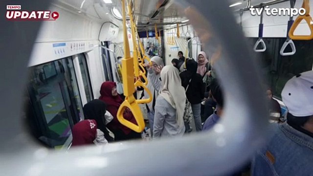 MRT, LRT hingga Transjakarta Bertarif Rp 1 Saat Tahun Baru