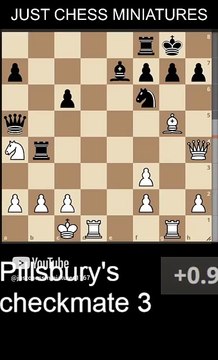 NN vs NN, Pillsbury's checkmate 3