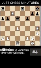 Taubenhaus defeats Janowski with a Queen's checkmate