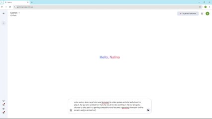 Google Gemini Course Section 39 Generating Stories