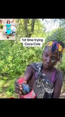 First time trying coca-cola