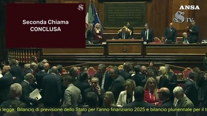 Ok del Senato alla fiducia, la manovra e' legge