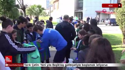 Tarık Çetin: Yeni yıla Beşiktaş galibiyetiyle başlamak istiyoruz