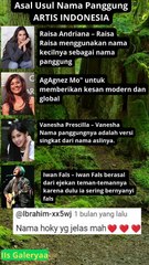 4 Asal Usul Nama Panggung ARTIS INDONESIA dan artinya