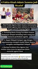 4 Fakta Kisah Adam Suseno Jadi Mualaf hanya karena ....