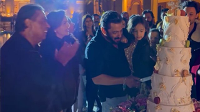 Mukesh Nita Ambani Celebrates Salman Khan Birthday, Cake Cutting Inside Video Viral, Fans Reaction