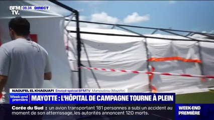 Mayotte: l’hôpital de campagne tourne à plein régime depuis son ouverture