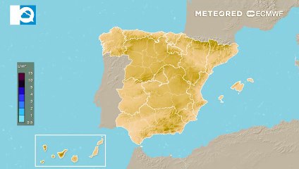 Precipitación acumulada prevista para los próximos días