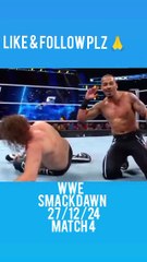 WWE SMACKDAWN 27/12/24 SAMI ZYAN VS CARMELO HYES FULL MATCH
