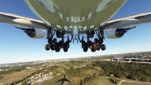 Tranquil Takeoff: Lufthansa Boeing 747 at Nantes Atlantique Airport (NTE), Nantes, France #flights #fly #flightlovers #Canada #USA #Japan  #aviation #flying #FlyingLovers #aviationlovers