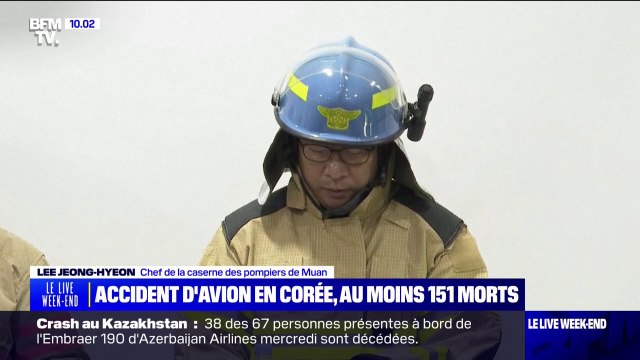 Corée du Sud: le bilan provisoire du crash d'avion est de 151 morts