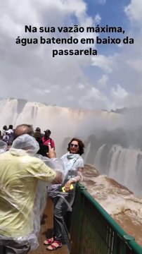 Les chutes d'Iguazú après de fortes pluies