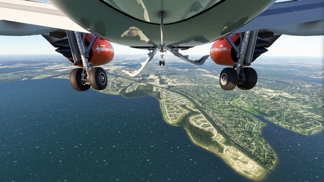 Amazing Touchdown: Canada Jetlines A320 at George Bush Intercontinental Airport (IAH), Houston, USA #flights #fly #flightlovers #Canada #USA #Japan #aviation #flying #FlyingLovers #aviationlovers