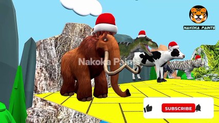 Tiger Cow Gorilla Trex Dinosaur Mammoth Elephant Don't choose wrong drink