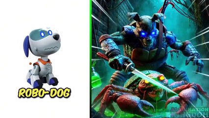 Paw Patrol as Zombie Ninja Turtles vs Mutated Enemies_ The Darkest Fight _  Animation King