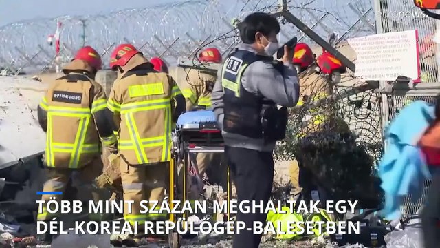 Több mint százan meghaltak egy dél-koreai repülőgép-szerencsétlenségben