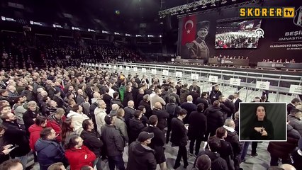 Beşiktaş Kulübü Başkanı Hüseyin Yücel, Seçimli Genel Kurulu’nda konuştu