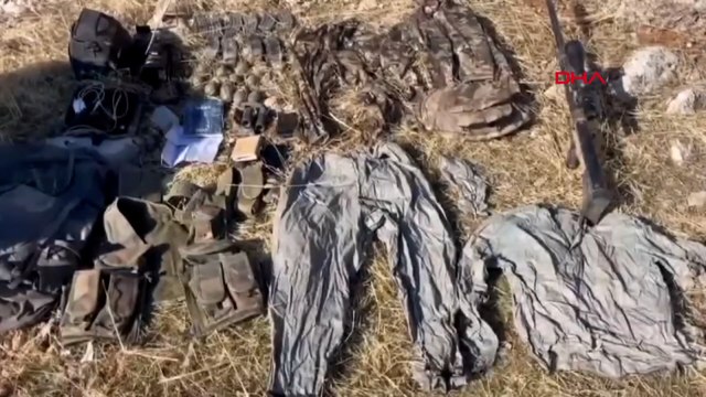 MSB: Pençe-Kilit bölgesinde çok sayıda silah ve mühimmat ele geçirildi