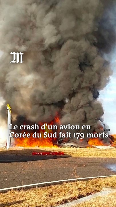 En Corée du Sud, le crash d'un avion fait 179 morts
