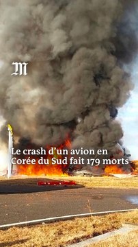 En Corée du Sud, le crash d'un avion fait 179 morts