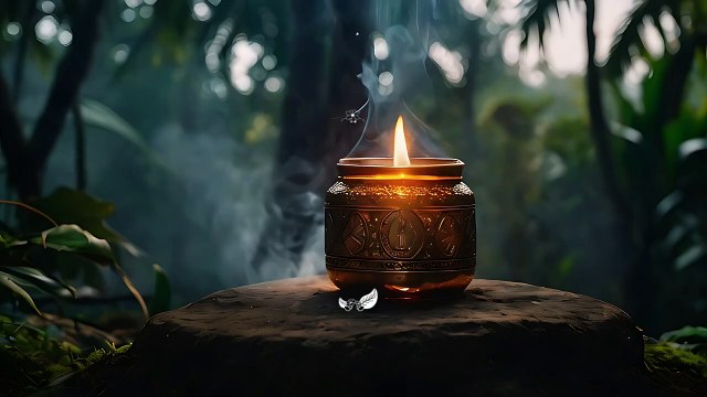 4K HDR Enchanted Forest - Relaxing Music - Meditation Music Relaxing Nature Sounds 🎶🌲