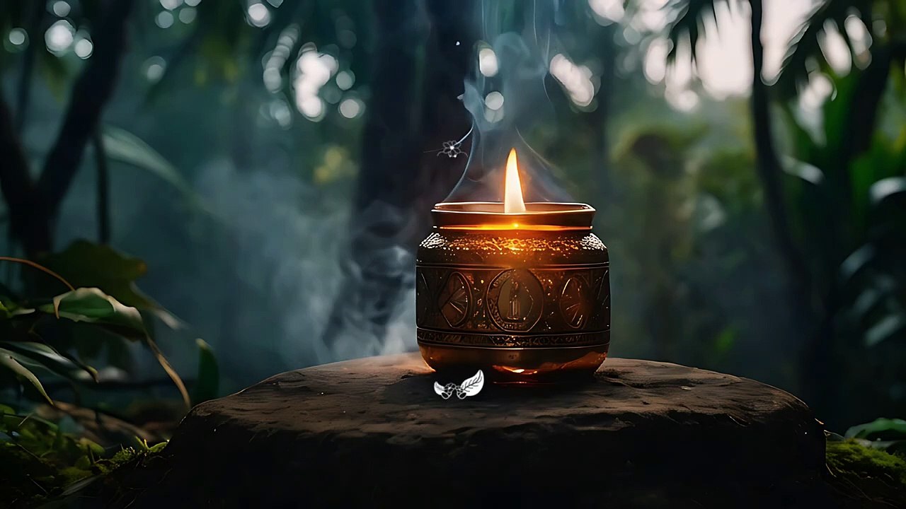 4K HDR Enchanted Forest - Relaxing Music - Meditation Music   Relaxing Nature Sounds 🎶🌲