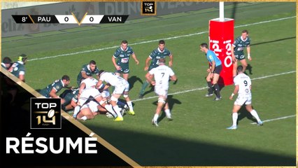 TOP 14 Saison 2024-2025 J13 - Résumé Section Paloise - RC Vannes