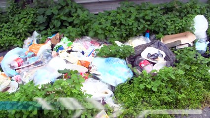 La spazzatura regna sovrana all'isolato 13 di viale Giostra