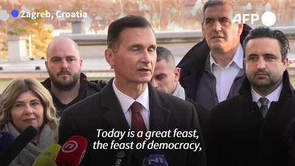 Croatia's conservative candidate Primorac calls for 'unity'