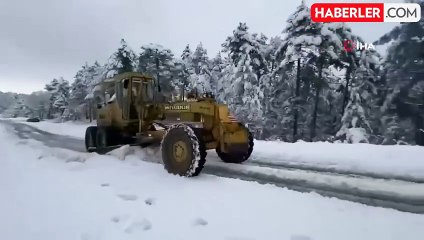 Balıkesir'de Karla Mücadele Başladı