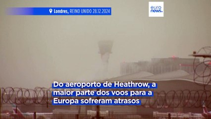 Nevoeiro perturba aeroportos holandeses, britânicos e polacos num fim de semana festivo e movimentado