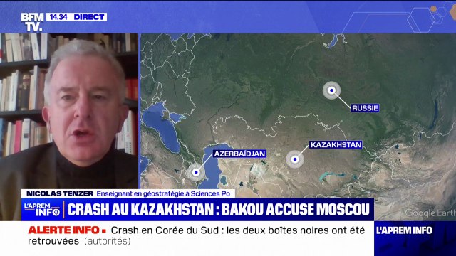 Crash au Kazakhstan: L'Azerbaïdjan comprend que la Russie n'est pas véritablement un allié sûr , selon Nicolas Tenzer, enseignant en géostratégie à Sciences Po