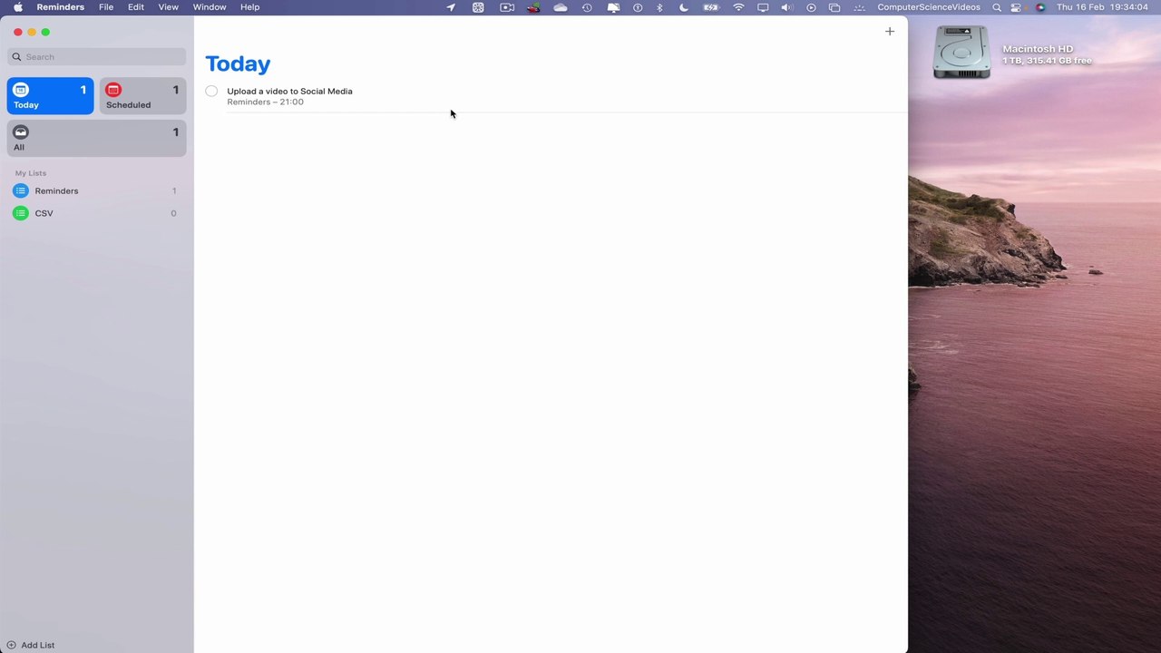 How to CREATE a Reminder with Low Priority On Reminders Using a Mac - Basic Tutorial | New