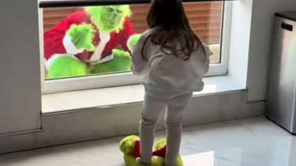 Girl’s excitement soars as her 'Grinchmas Wish' finally comes true