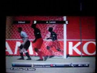 les filets empaleuses de joueurs sur PES 2008